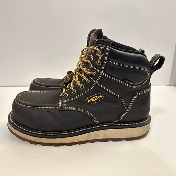 KEEN Utility Men's Cincinnati 6" Composite Toe Waterproof Work Boot Size 10 Wide - Picture 4 of 13